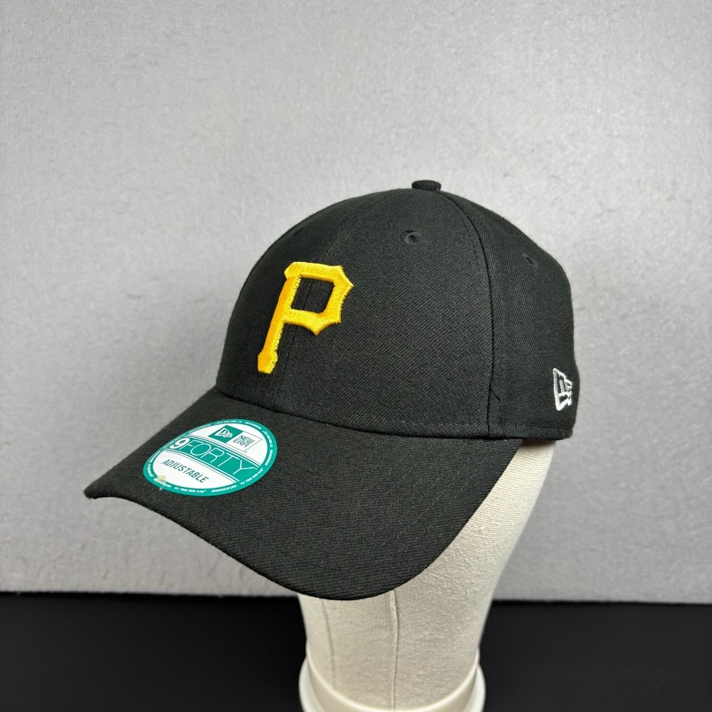 New Era 9FORTY Pittsburgh Pirates MLB Adjustable Baseball Hat Cap Black Yellow